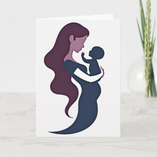 Sweet Mothers Day Plum Art Card