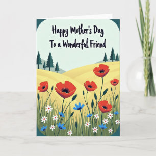 Sweet Mothers Day Poppy Card