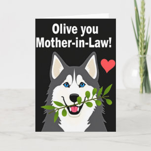 Sweet Mothers Day Pup With Fruit Card