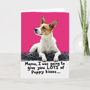 Sweet Mothers Day Puppy Wires Card