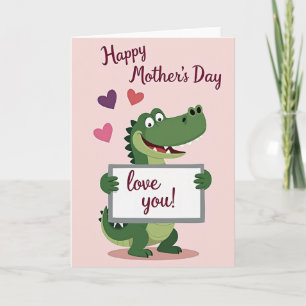 Sweet Mothers Day Reptile Card