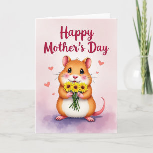Sweet Mothers Day Rodent Card
