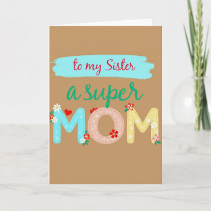 Sweet Mothers Day Stitch Card