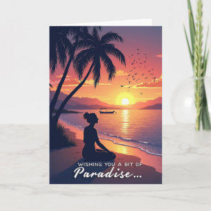Sweet Mothers Day Sunset Card