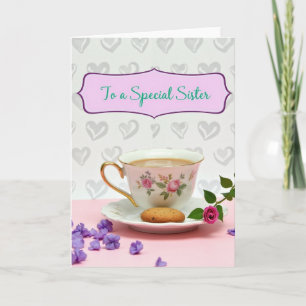 Sweet Mothers Day Tea Time Card