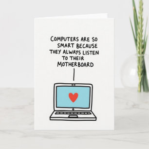 Sweet Mothers Day Tech Heart Card
