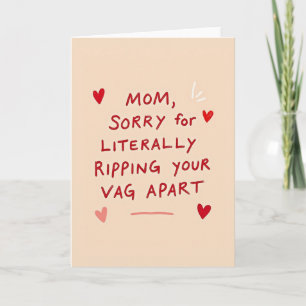 Sweet Mothers Day Text Art Card