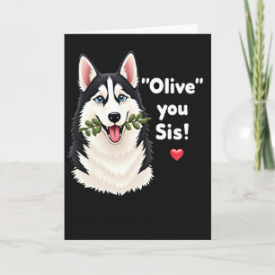 Sweet Mothers Day Wolf Pup Card