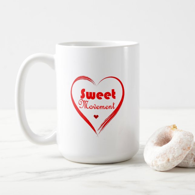 Sweet Movement Gift  For Valentine Day Tea & Coffee Mug (With Donut)
