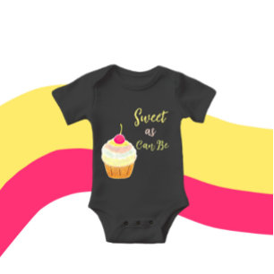 Sweet muffin baby bodysuit