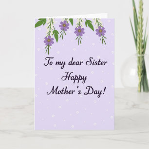 Sweet Mum Elegant Script Card
