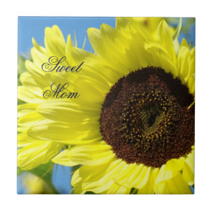 Sweet Mum tile art Sunflowers Tile gifts