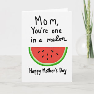 Sweet Mum Watermelon Day Card