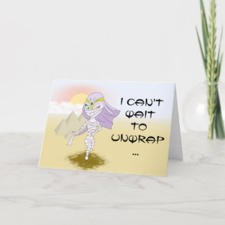 Sweet Mummy (female) with Hearts and Butterflies Card