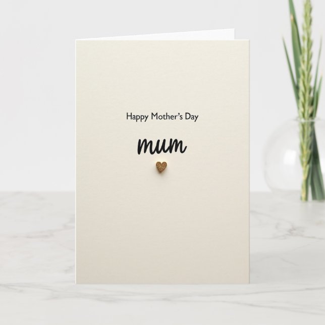 Sweet Mums Day Sparkle Card (Front)