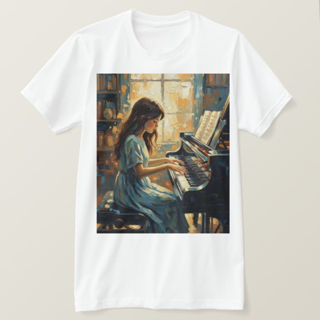 Sweet Musical Gift for Kids,Music Lovers &Families T-Shirt (Design Front)