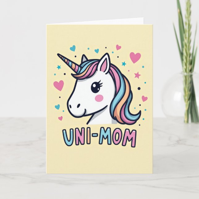 Sweet Mythical Mum Card (Front)