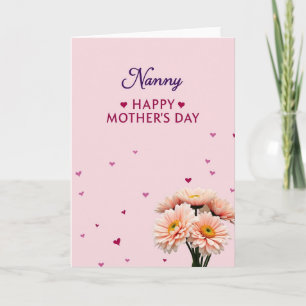 Sweet Nanny Mothers Day Card