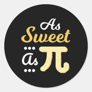 Sweet National Pi Day 2025 T Shirt For Men Women K Classic Round Sticker