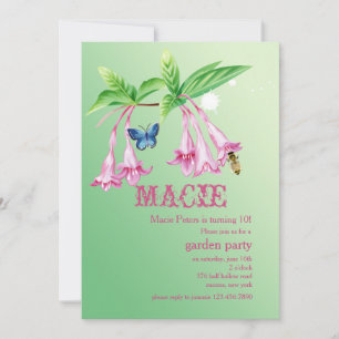Sweet Nectar Garden Party Invitation