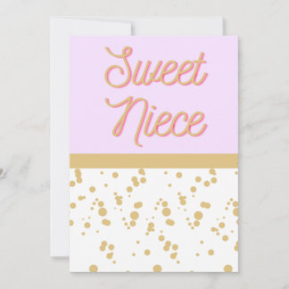 Sweet Niece Birthday Card