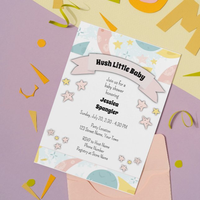 Sweet Nursery Rhyme Baby Shower Invitation (Creator Uploaded)