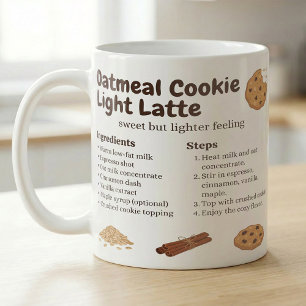 Sweet Oat Cookie Latte Recipe Coffee Mug