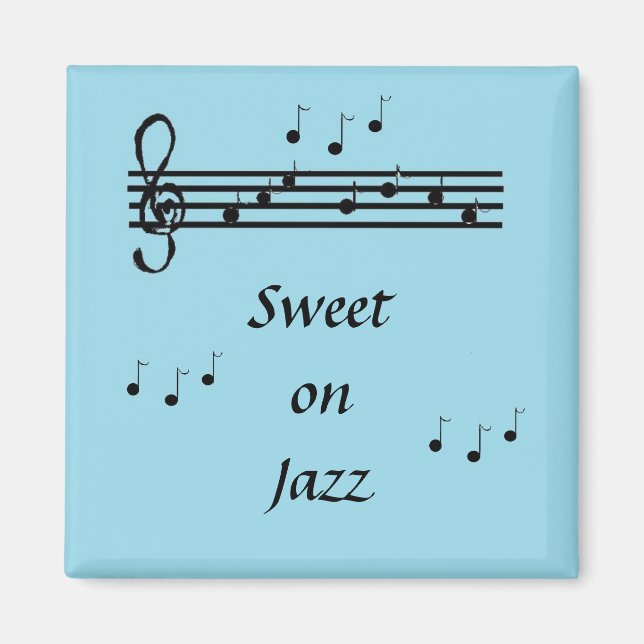 Sweet on Jazz - magnet (Front)