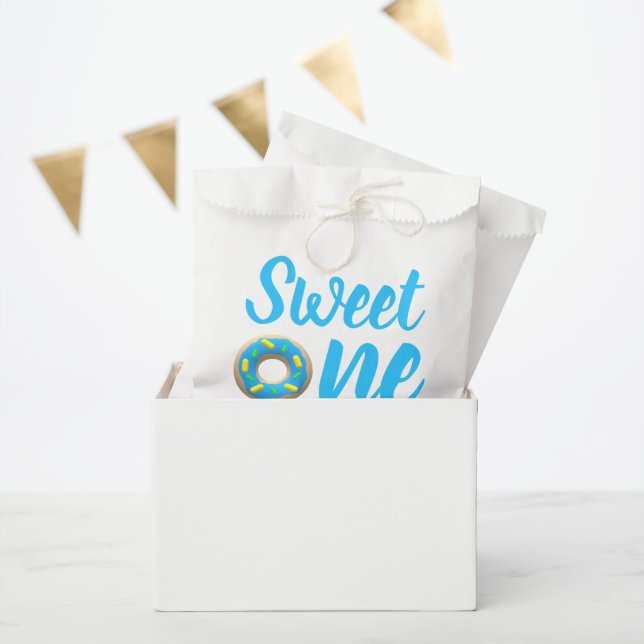 Sweet One Doughnut 1st Birthday Favour Bag (Party)