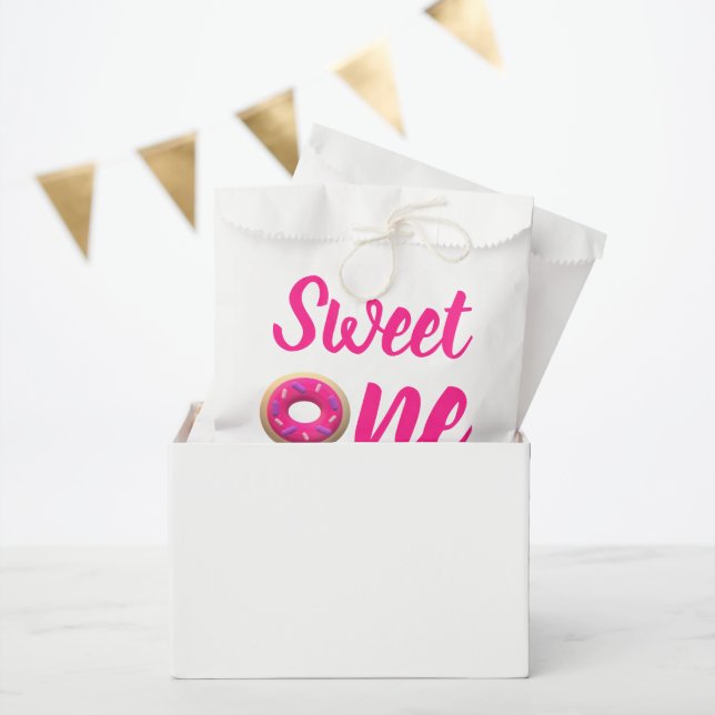 Sweet One Doughnut 1st Birthday Favour Bag (Party)