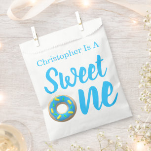 Sweet One Doughnut 1st Birthday Favour Bag