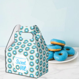 Sweet One Doughnut 1st Birthday Favour Box
