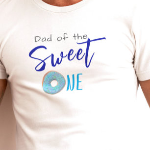 Sweet One Doughnut Blue Boy 1st Birthday Party T-Shirt