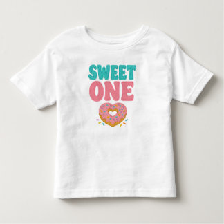 Sweet One Faux Embroidery  Toddler T-Shirt
