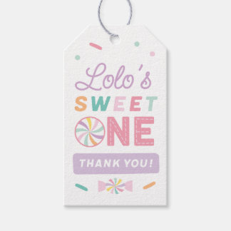 Sweet One First Birthday customizable Favor Tag