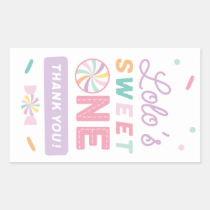 Sweet One First Birthday customizable Favor Tag