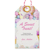 Sweet One First Birthday Favour Tags | Pastel Cand