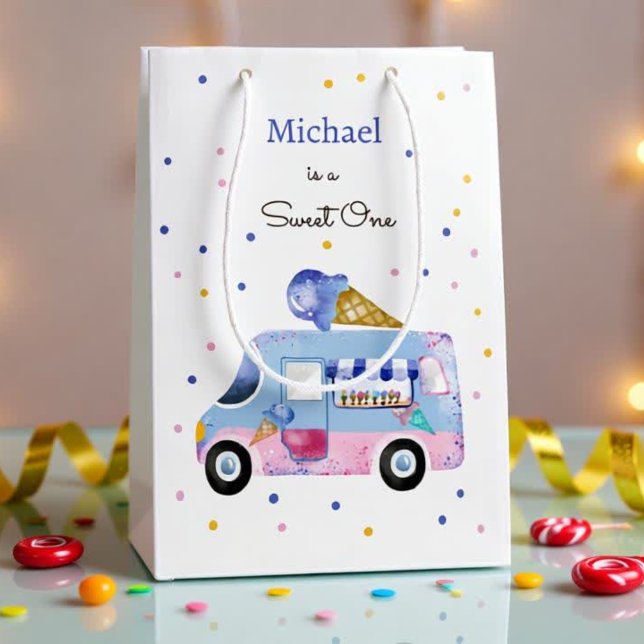 Sweet One first birthday Medium Gift Bag (Creator Uploaded)
