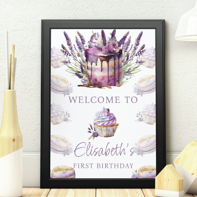 Sweet One First Birthday Personalised Poster (Creator Uploaded)