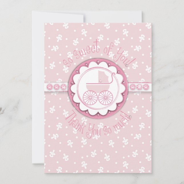 Sweet One Girl TY Card 2 (Front)
