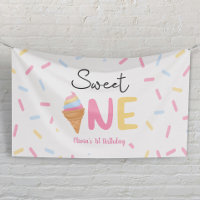 Sweet One Ice Cream First 1st Birthday Party