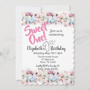 Sweet ONE Invitation