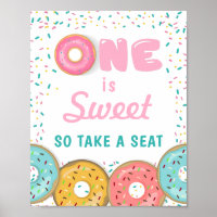 Sweet One Take A Seat First Birthday Doughnuts Par
