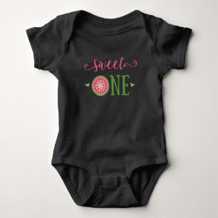 Sweet One Watermelon 1st Birthday Outfit T-Shirt Baby Bodysuit