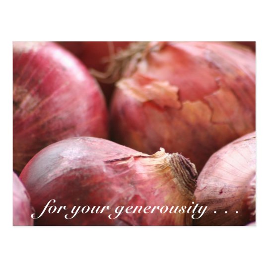 Sweet Onions postcard