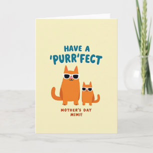 Sweet Orange Kitten Card