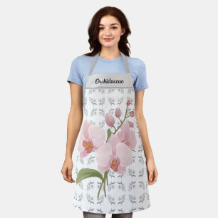 Sweet Orchidaceae Floral Mother’s Day Gift Apron