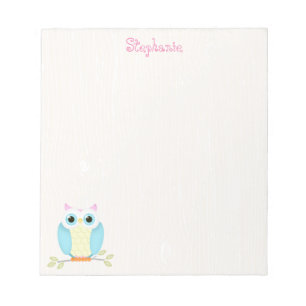 Sweet Owl Notepad