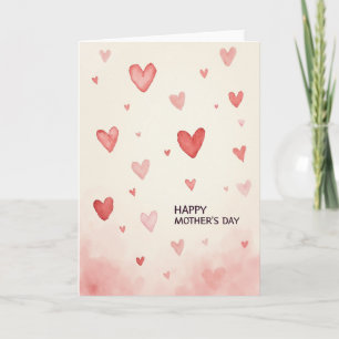 Sweet Painted Mothers Day Card
