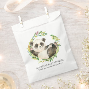 Sweet Panda Bear Baby Shower Favour Bags